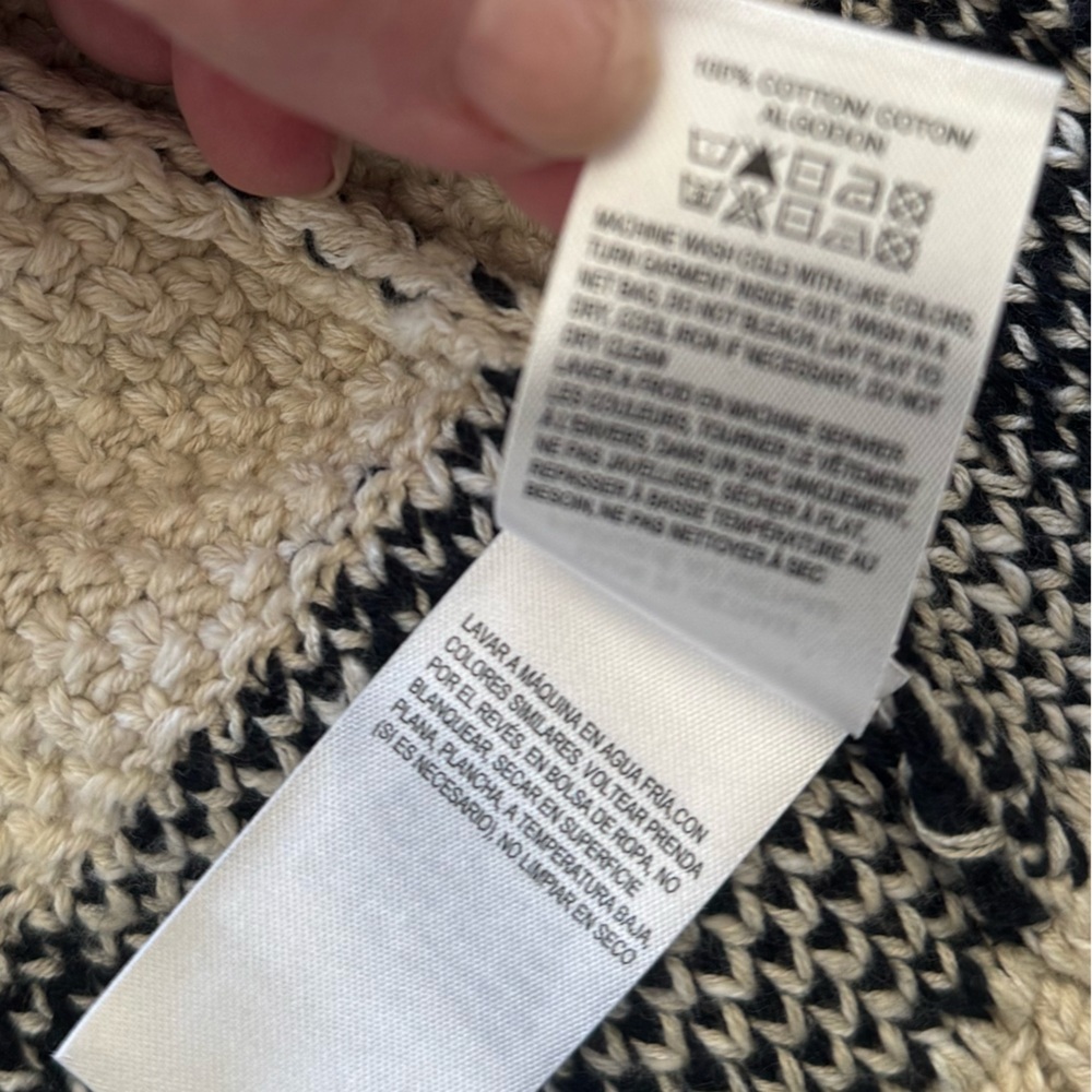 LUCKY BRAND cream/black cardi in this season hottest design! Zoom in 4 all deets - Picture 12 of 13